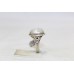 Women's Ring 925 Sterling Silver white rainbow gem stone A 224